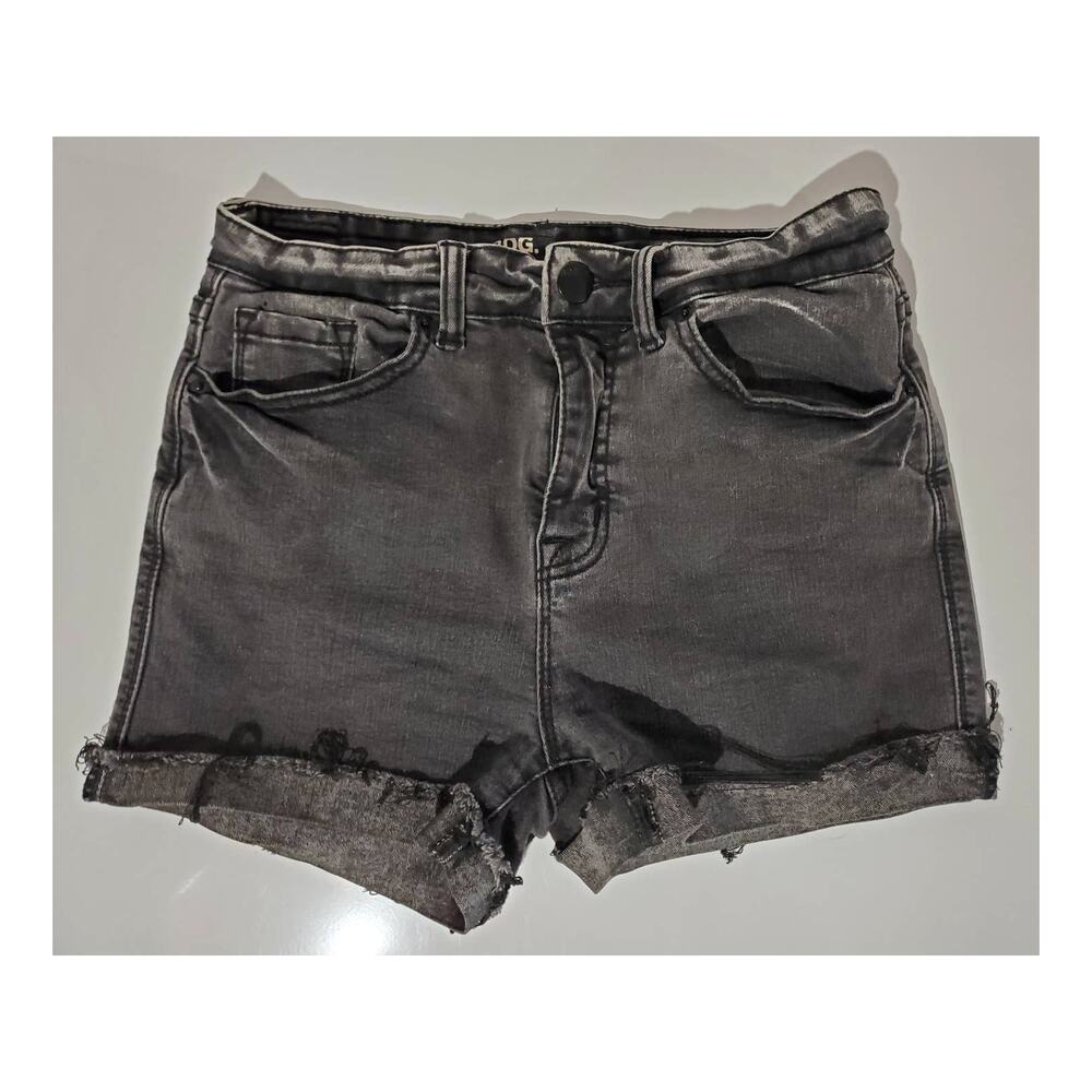 BDG Women's 26 Urban Outfitters Distressed High Rise Dark Gray Cutoff Shorts